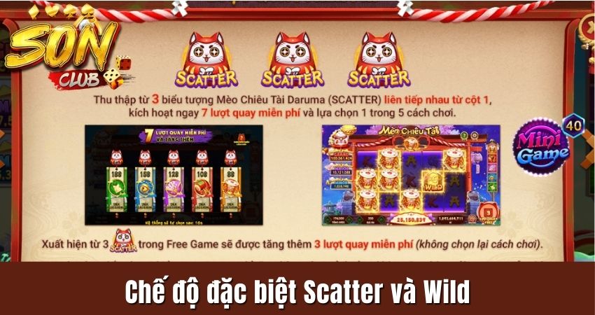 Chế độ đặc biệt có trong game Mèo Chiêu Tài Tài Lộc
