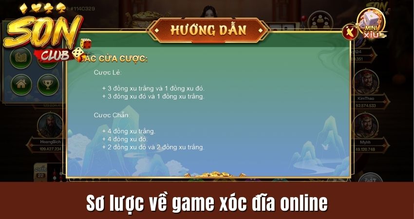 Sơ lược về game xóc đĩa online